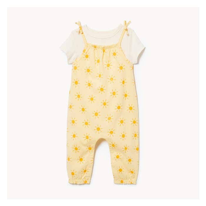 Baby Girls' 2-Piece Knit Romper Set